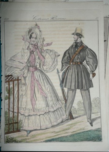 Costumes Parisiens nr 33, 1835 r.